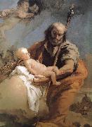 Giovanni Battista Tiepolo Saint Joseph and the Son Sweden oil painting artist